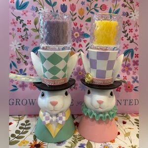 EASTER HOME DECOR WHICH CAN BE ALSO USED AS CANDLE HOLDERS
💜💚💛🩷Candles included